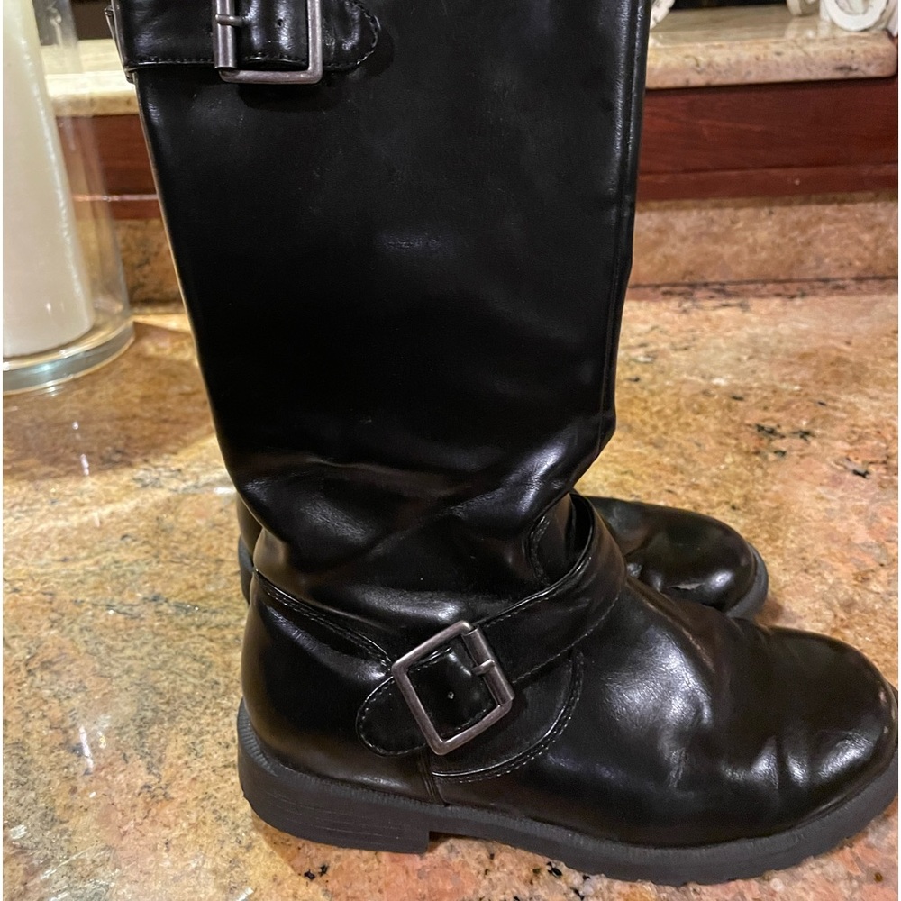 Little Girl’s Black Riding Boots